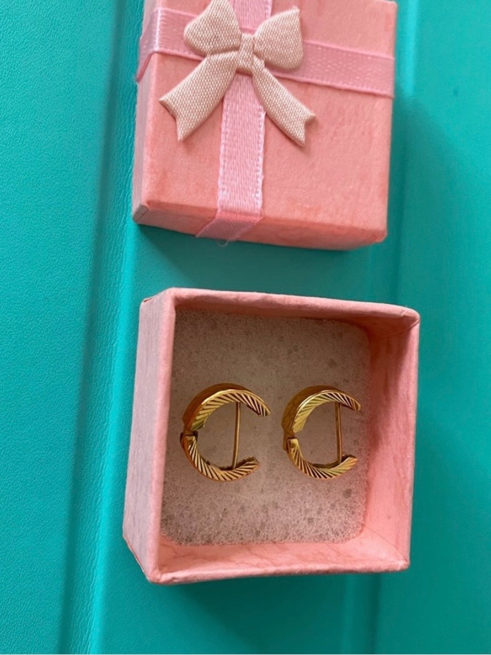 Women’s Earrings Real Gold 18k Weight 2.24 Grams